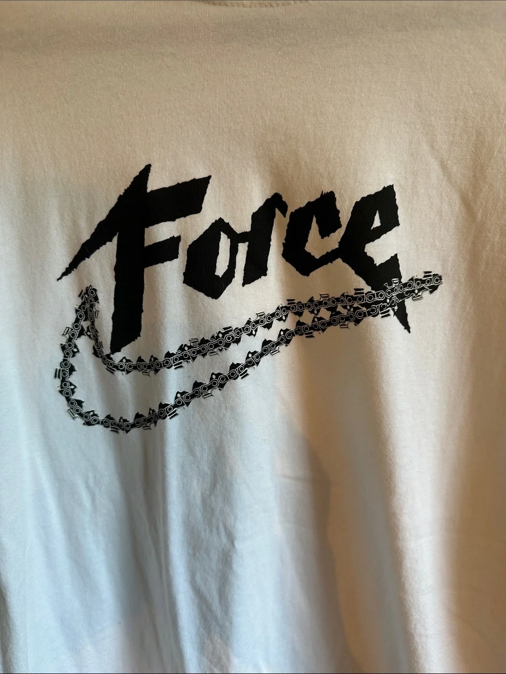 Nike White 'Force' Graphic Short Sleeve Tee - Picture 4 of 11